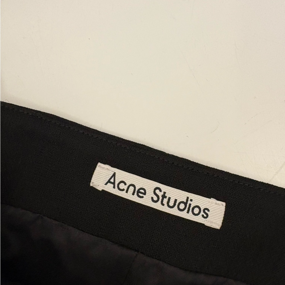 Acne Studios || Two Button Wool Micro Mini Skirt … - image 6